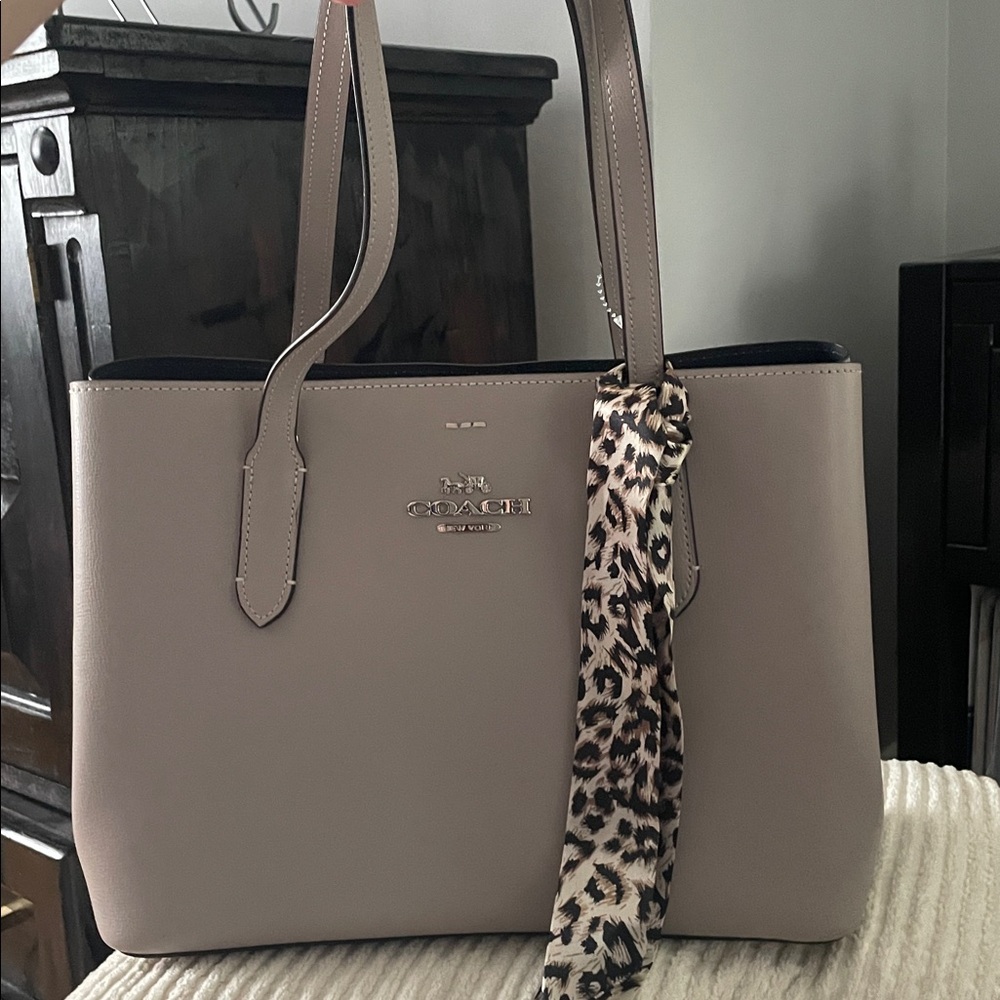 Coach Avenue Carry All Tote in gray